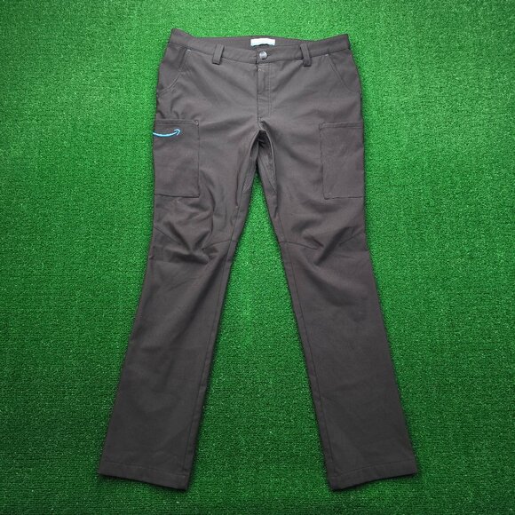 Amazon Cargo Pants Mens Large 38x33 Black Straight Leg Employee Uniform Work - Picture 1 of 12